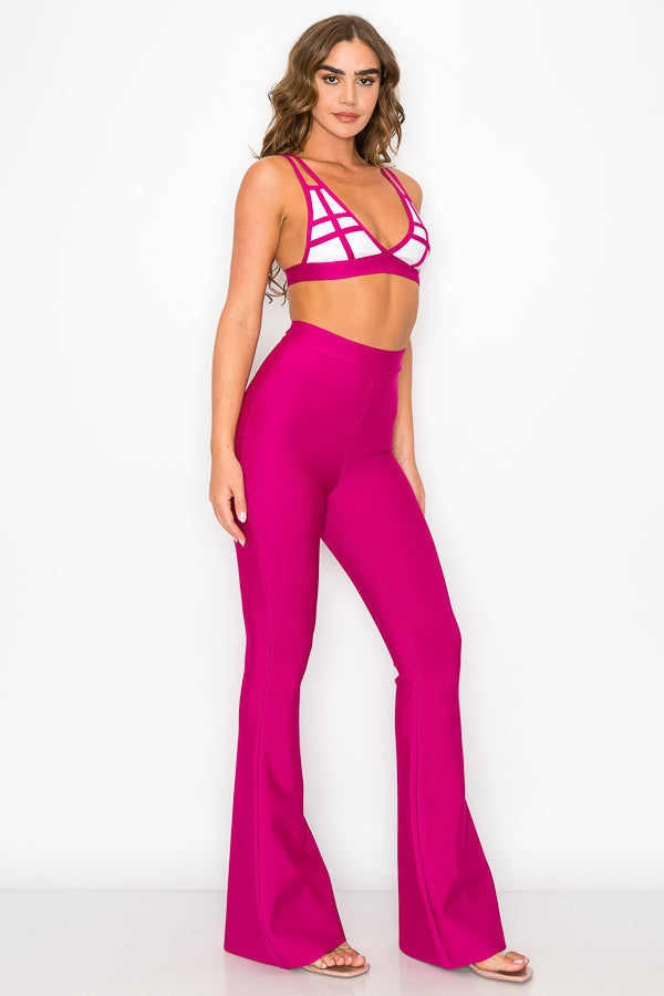 Bralette Bandage Pant Set