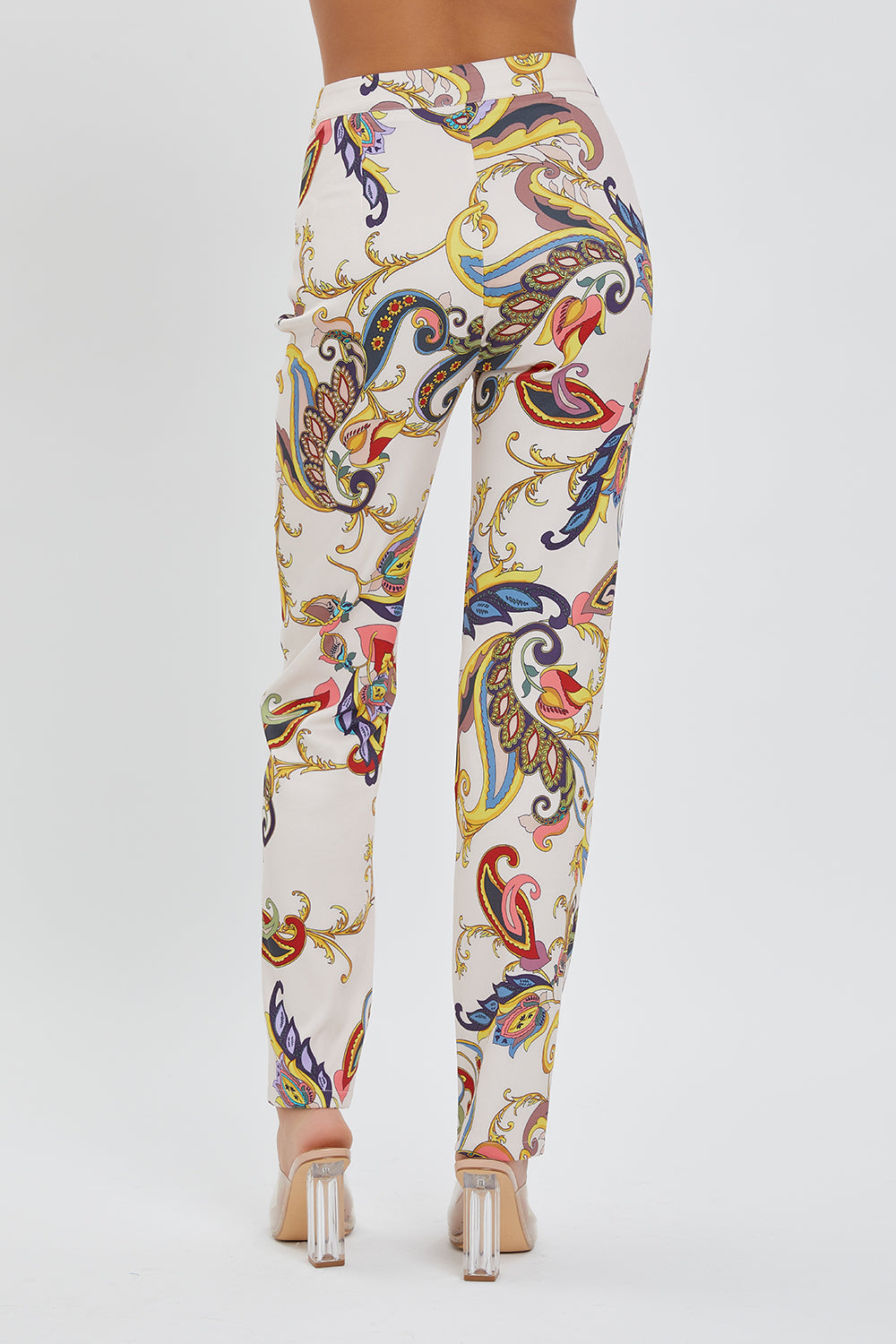 Royal Paisley Lapel Blazer and Pant Suit