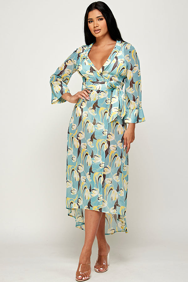 Wrap Dress Cover Up