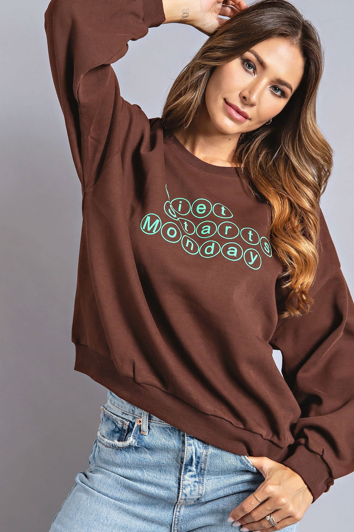 Lettering Sweatshirt