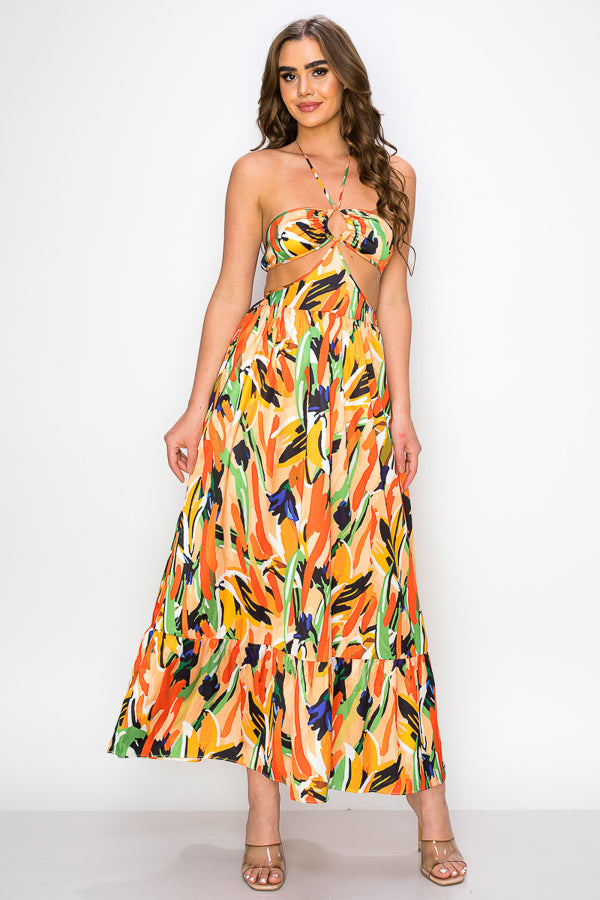 Bra Top Maxi Dress