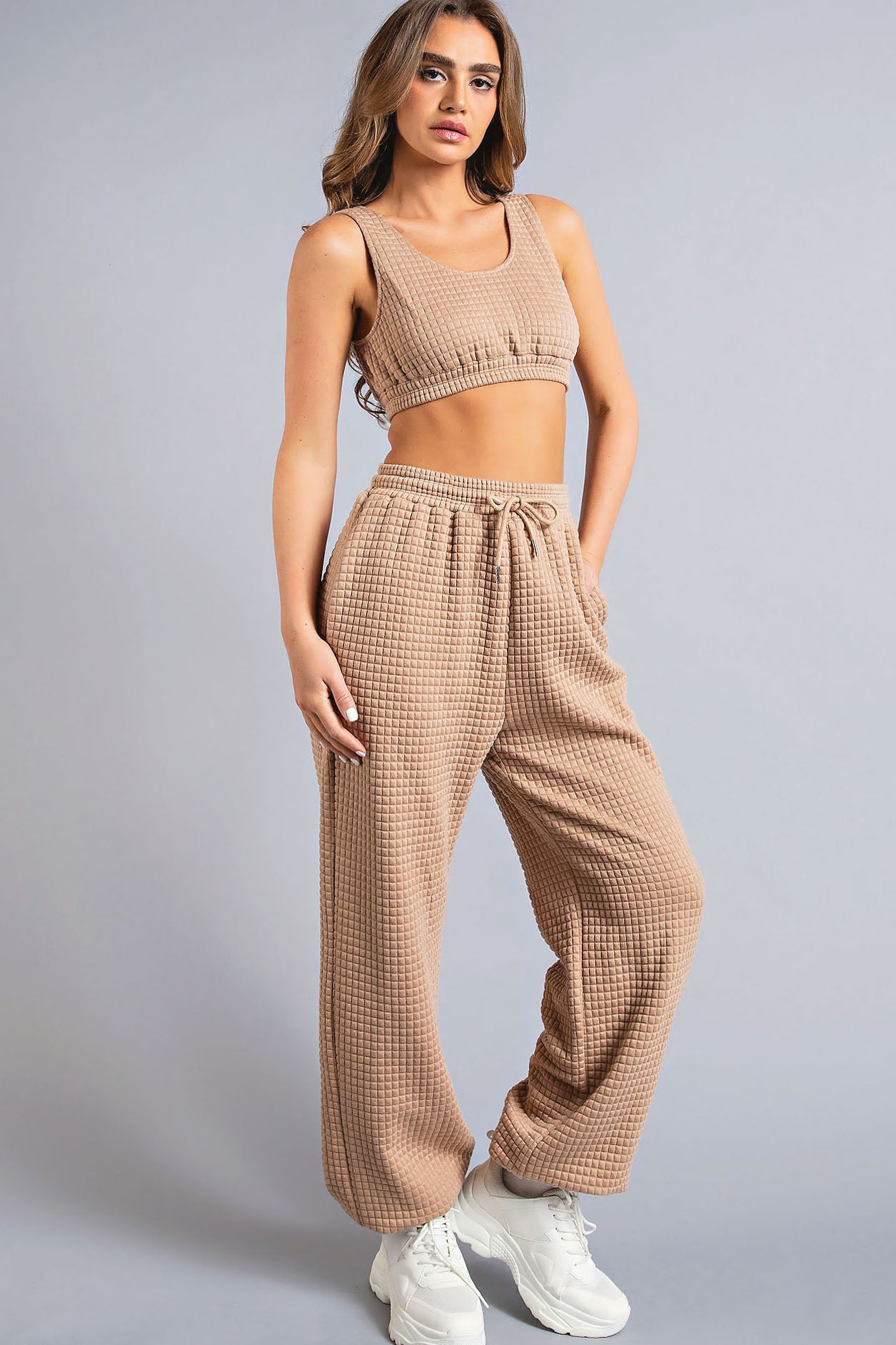 Textured Two Piece Set