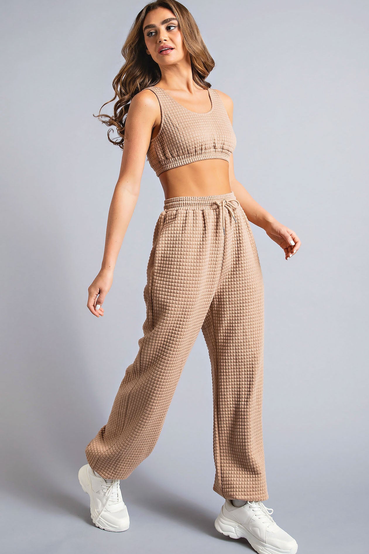 Textured Two Piece Set