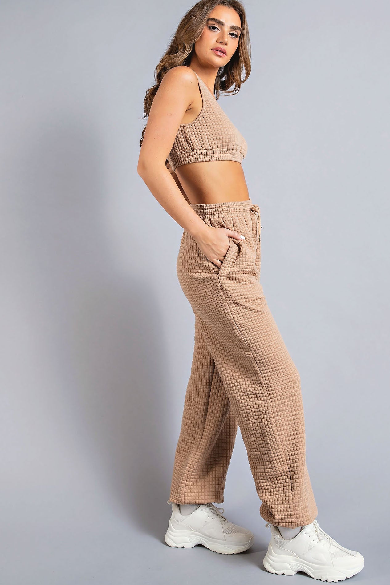 Textured Two Piece Set