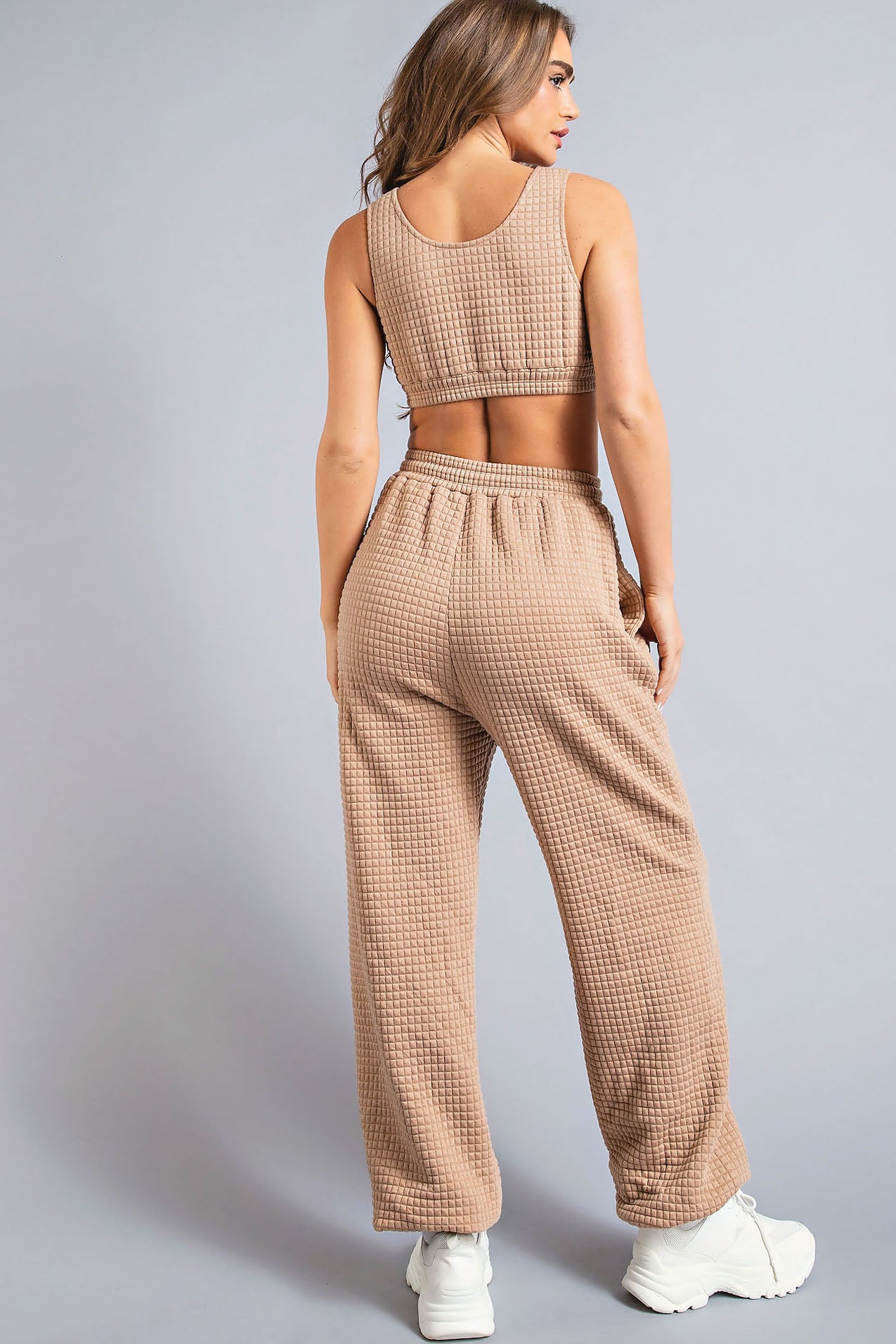 Textured Two Piece Set