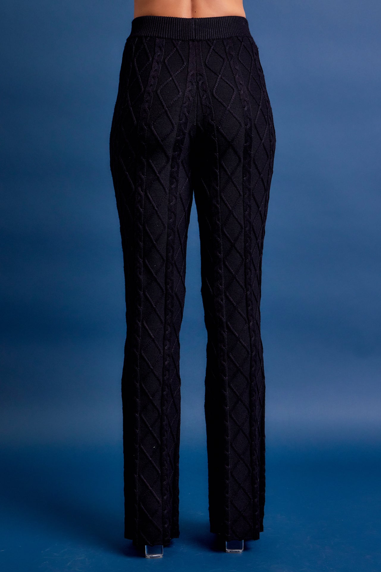 Catalina Cable Knit Long Sleeve Top and Pants Set