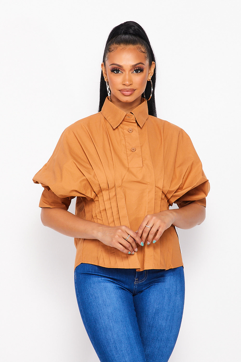 Short Sleeve Solid Top