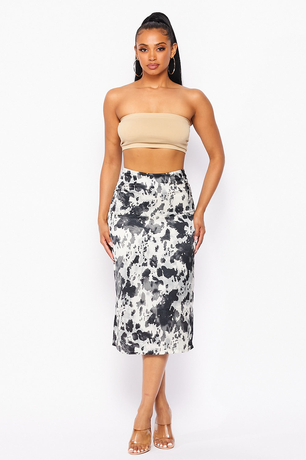 Printed Midi Skirts