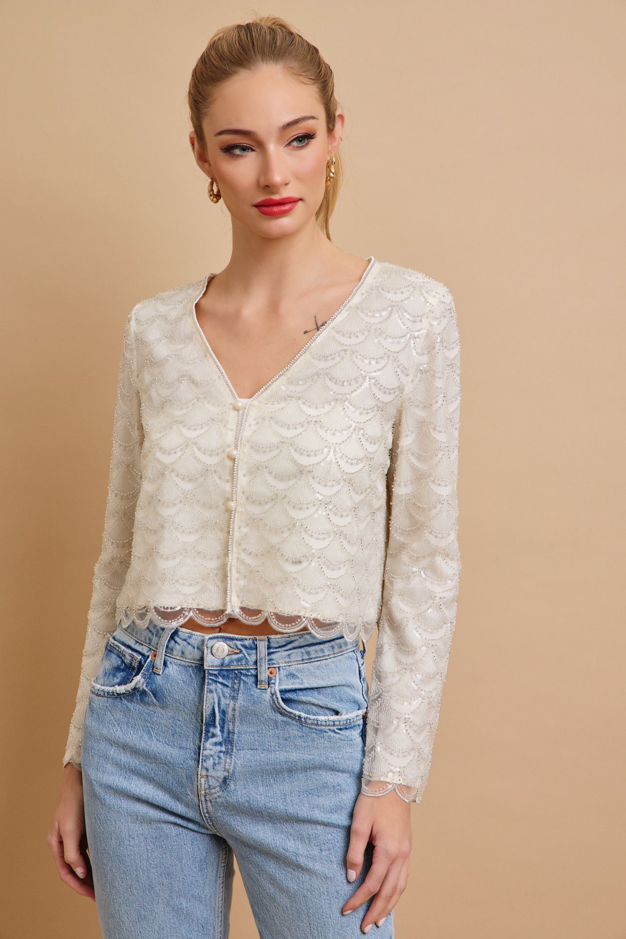 Vesper Beaded Cardigan