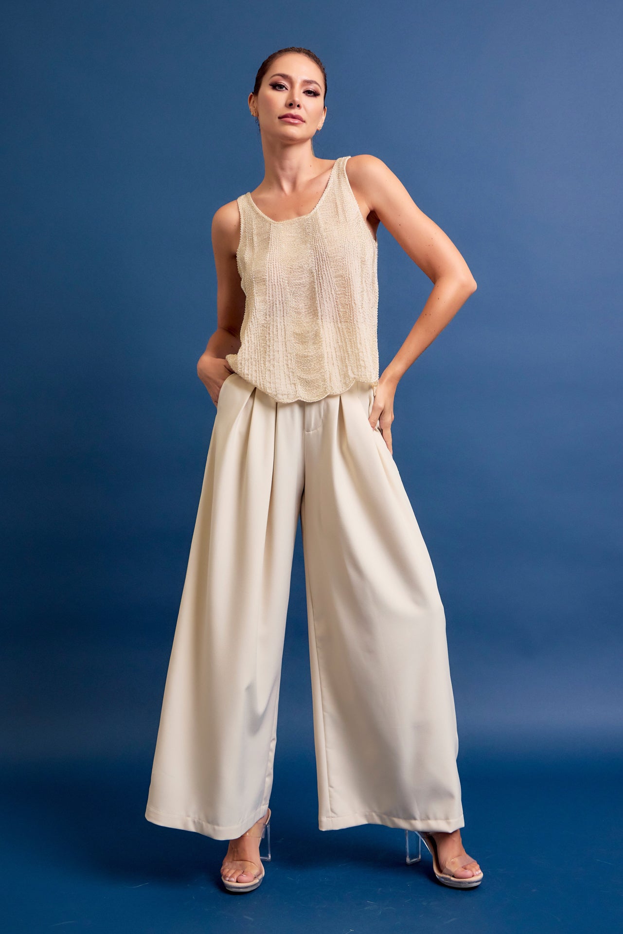 Haley High Waist Palazzo Pants