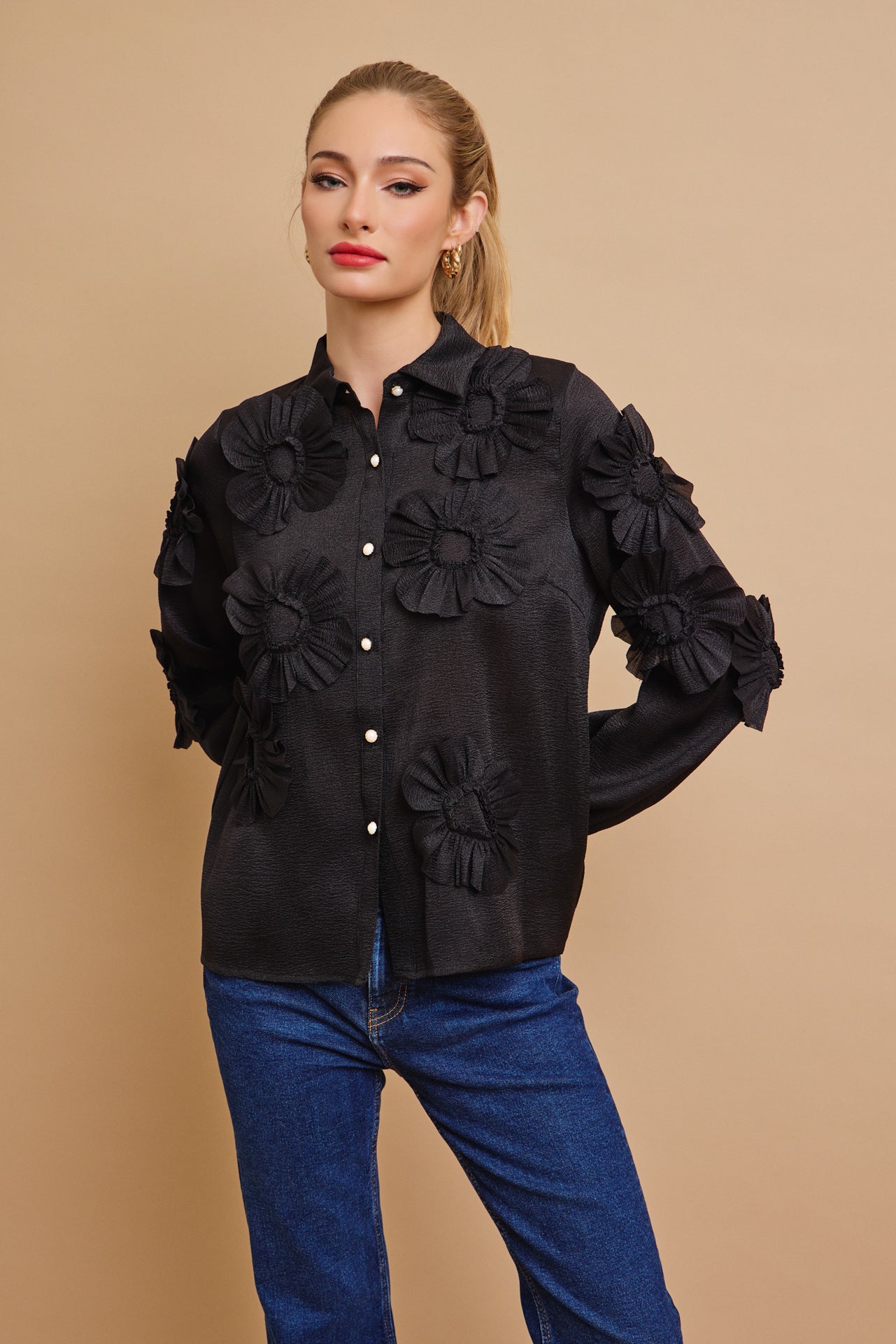 Flower Applique Dream Top