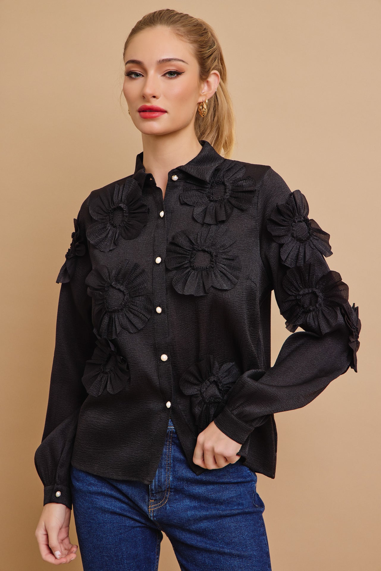 Flower Applique Dream Top