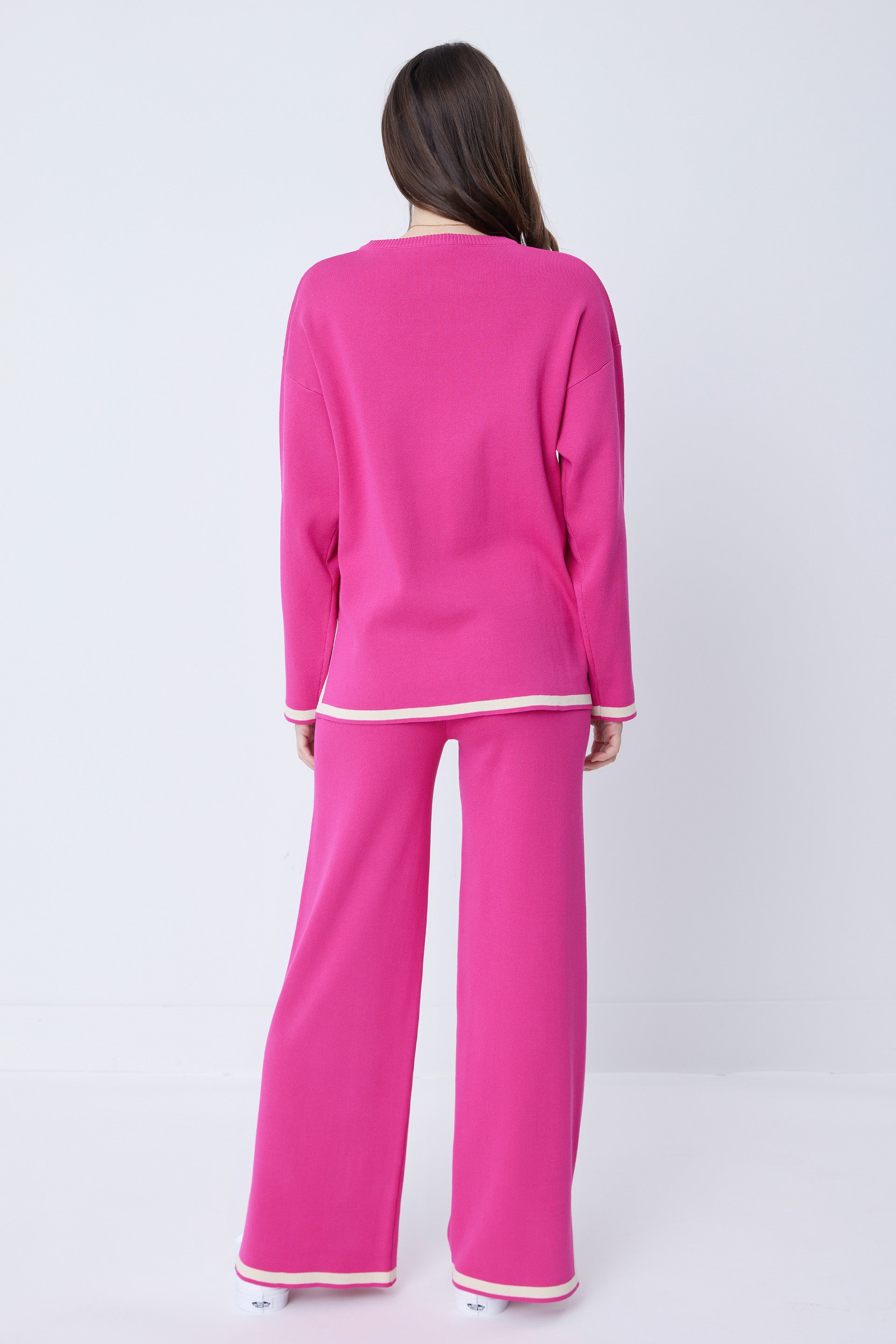 Coordination is Key Knit Long Sleeve Top and Pants Set