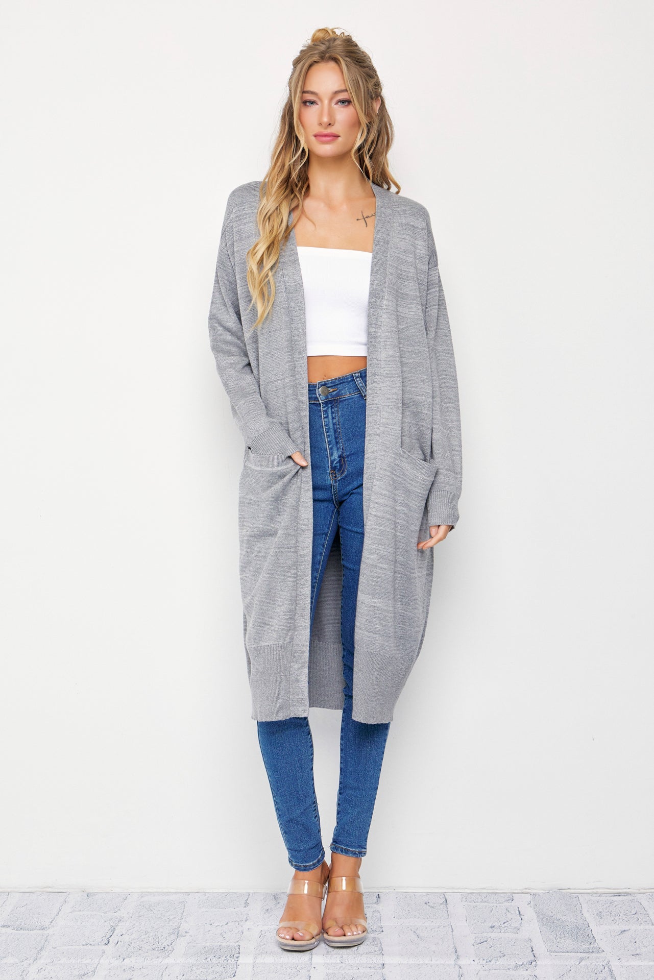 Gia Knit Duster Cardigan with Pockets