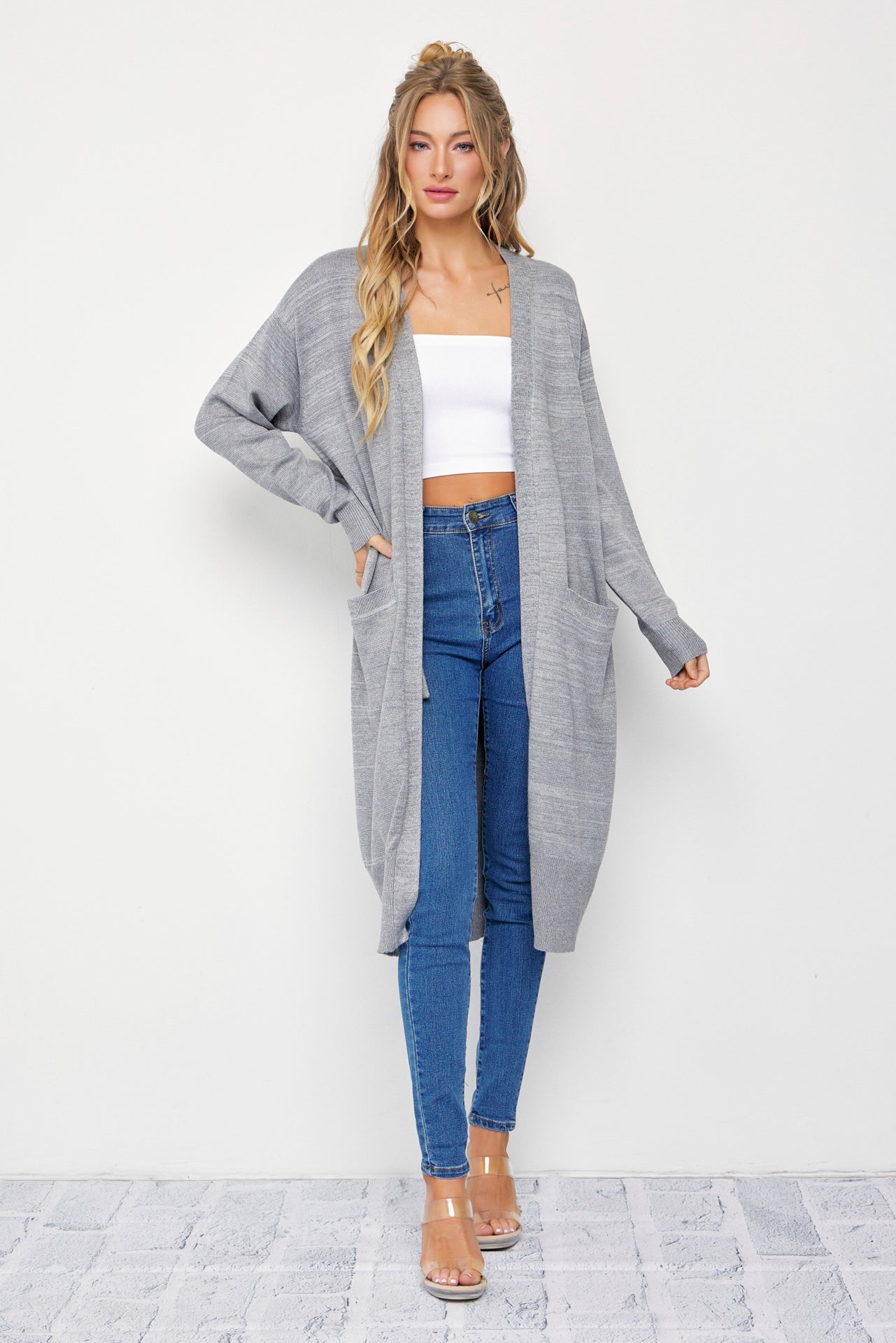 Gia Knit Duster Cardigan with Pockets