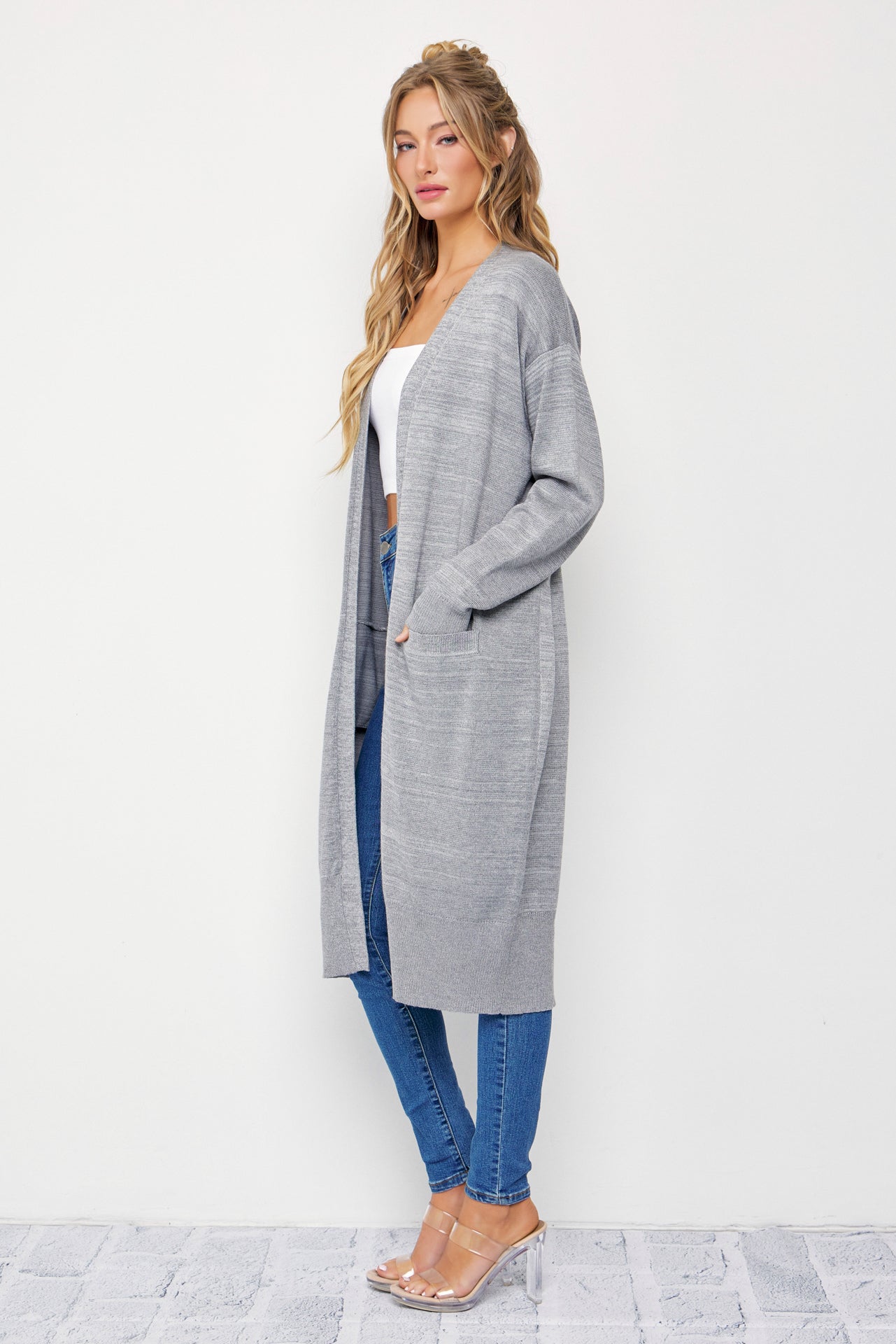 Gia Knit Duster Cardigan with Pockets