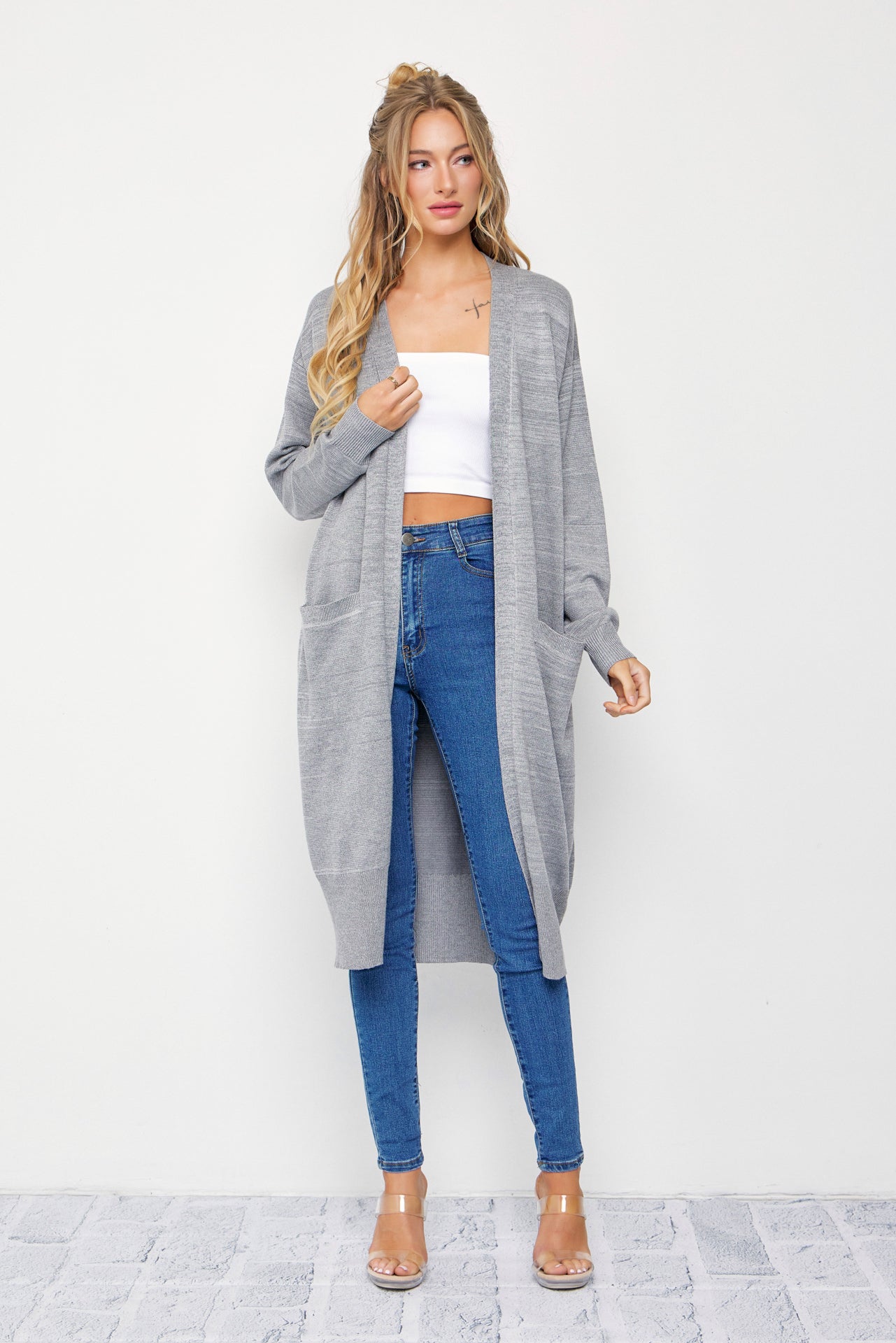 Gia Knit Duster Cardigan with Pockets