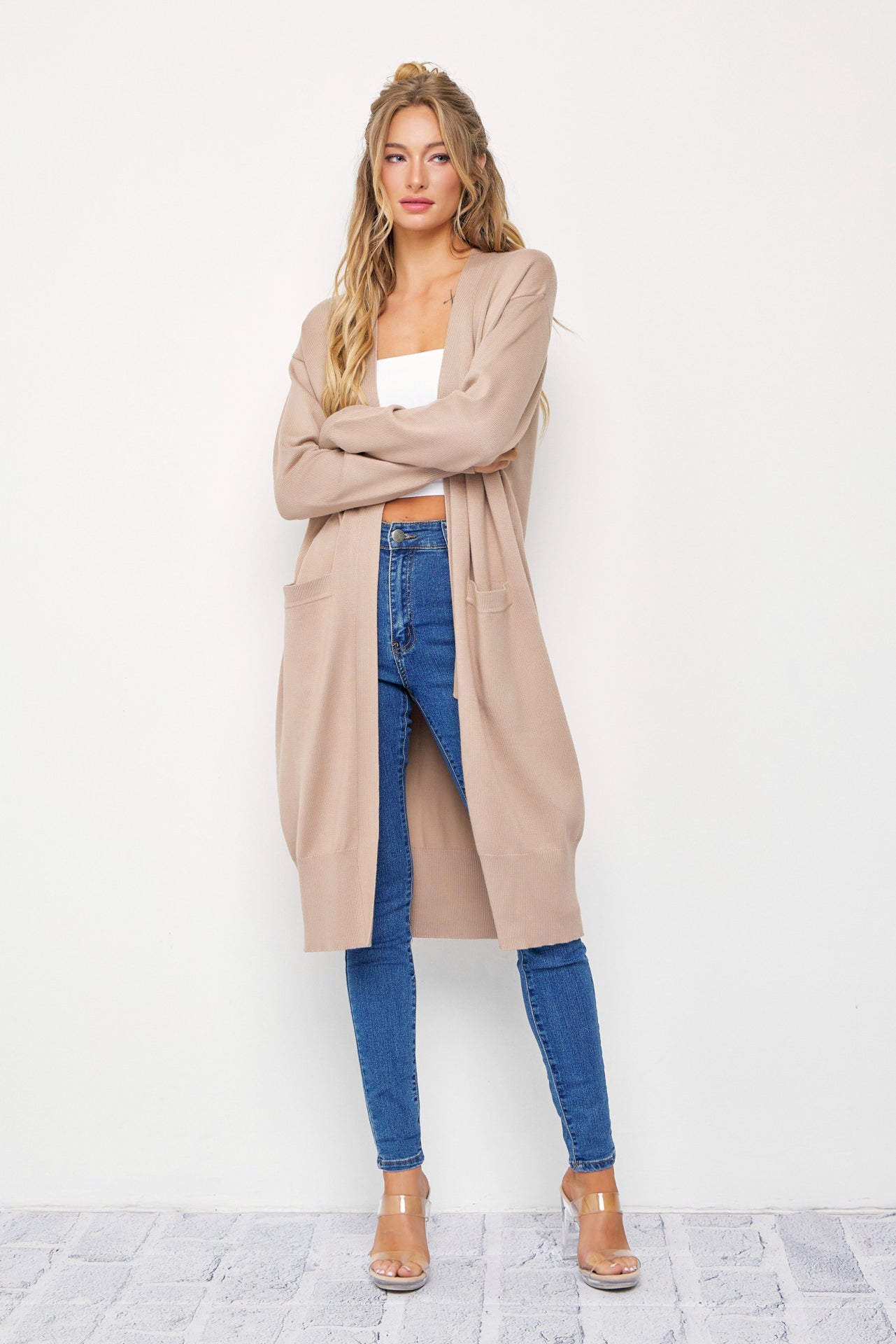 Gia Knit Duster Cardigan with Pockets