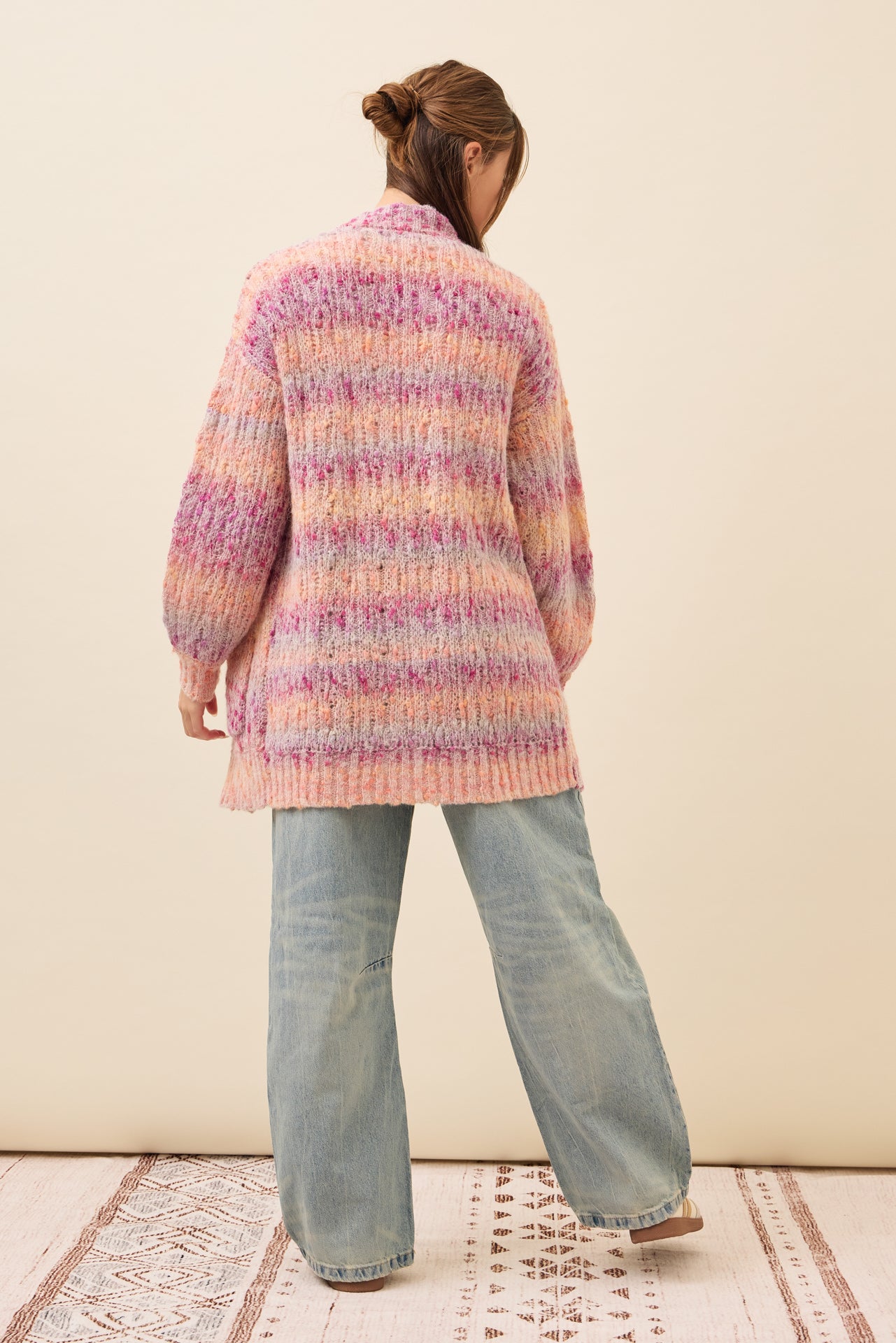 Alexis Long Multi Color Knit Cardigan