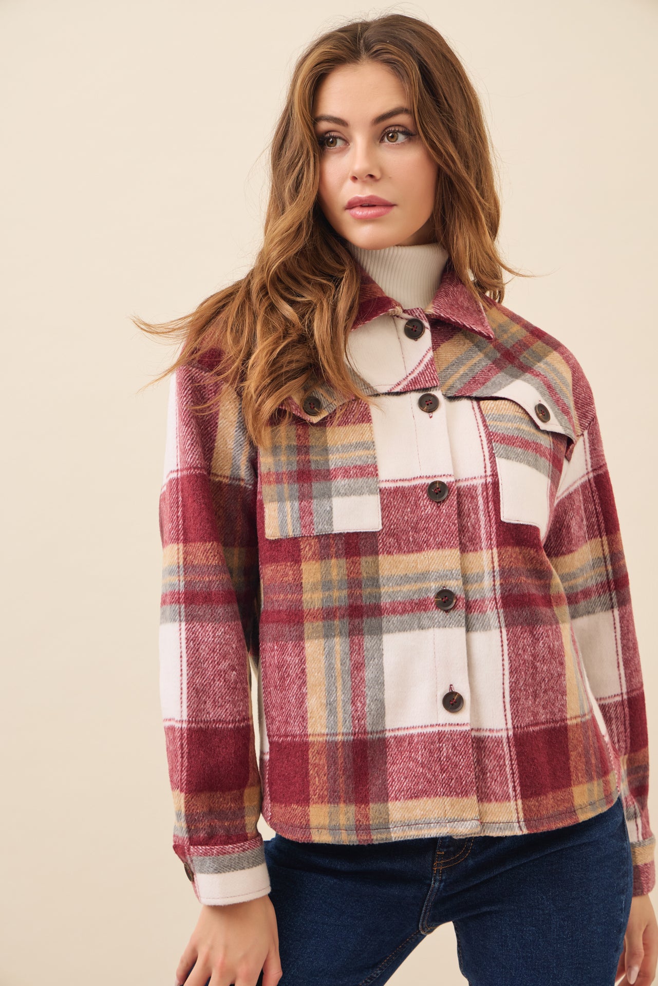 Cameron Oversized Plaid Shacket