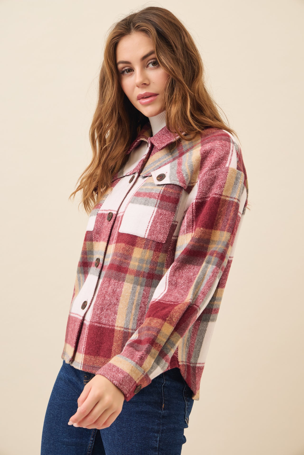 Cameron Oversized Plaid Shacket