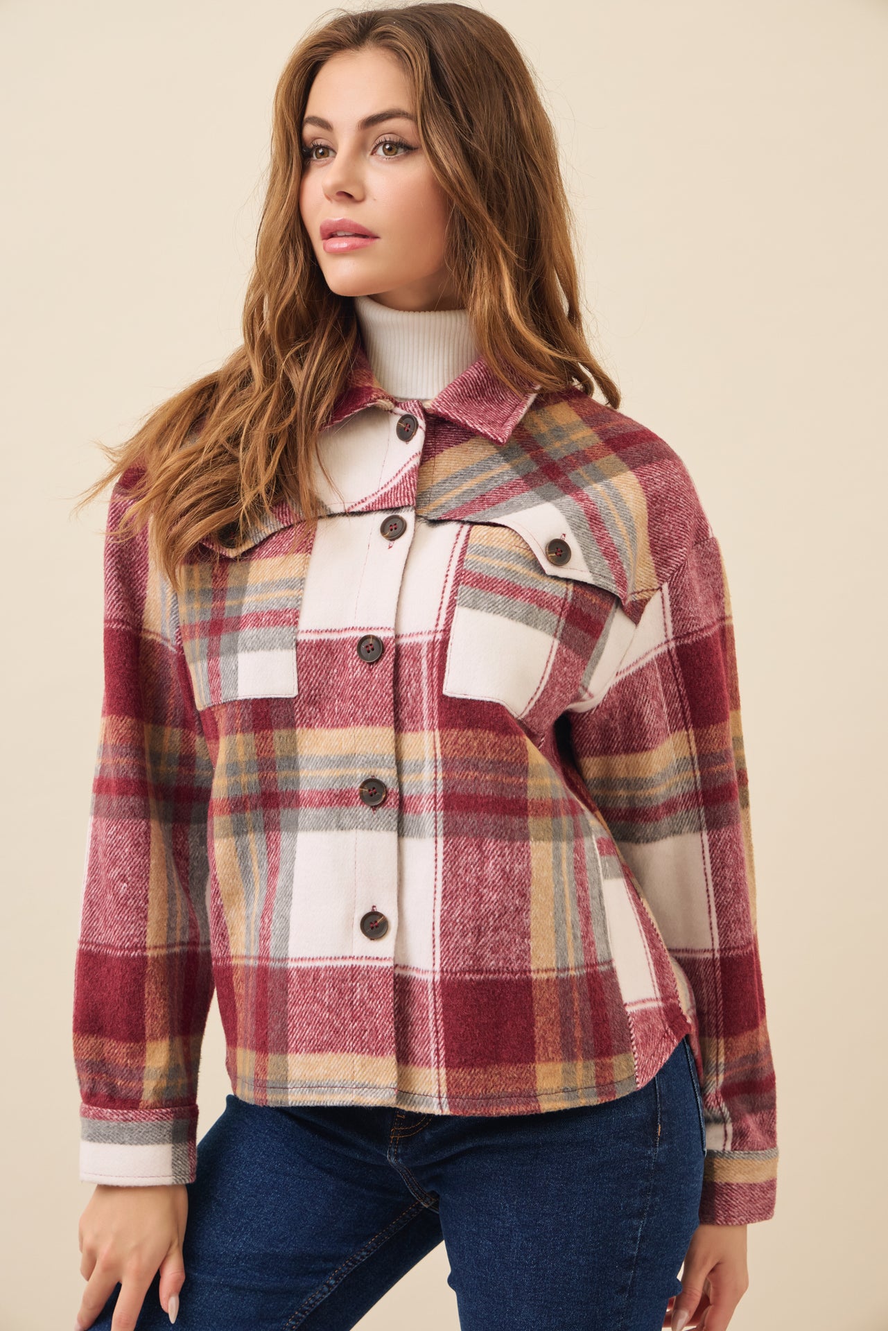 Cameron Oversized Plaid Shacket