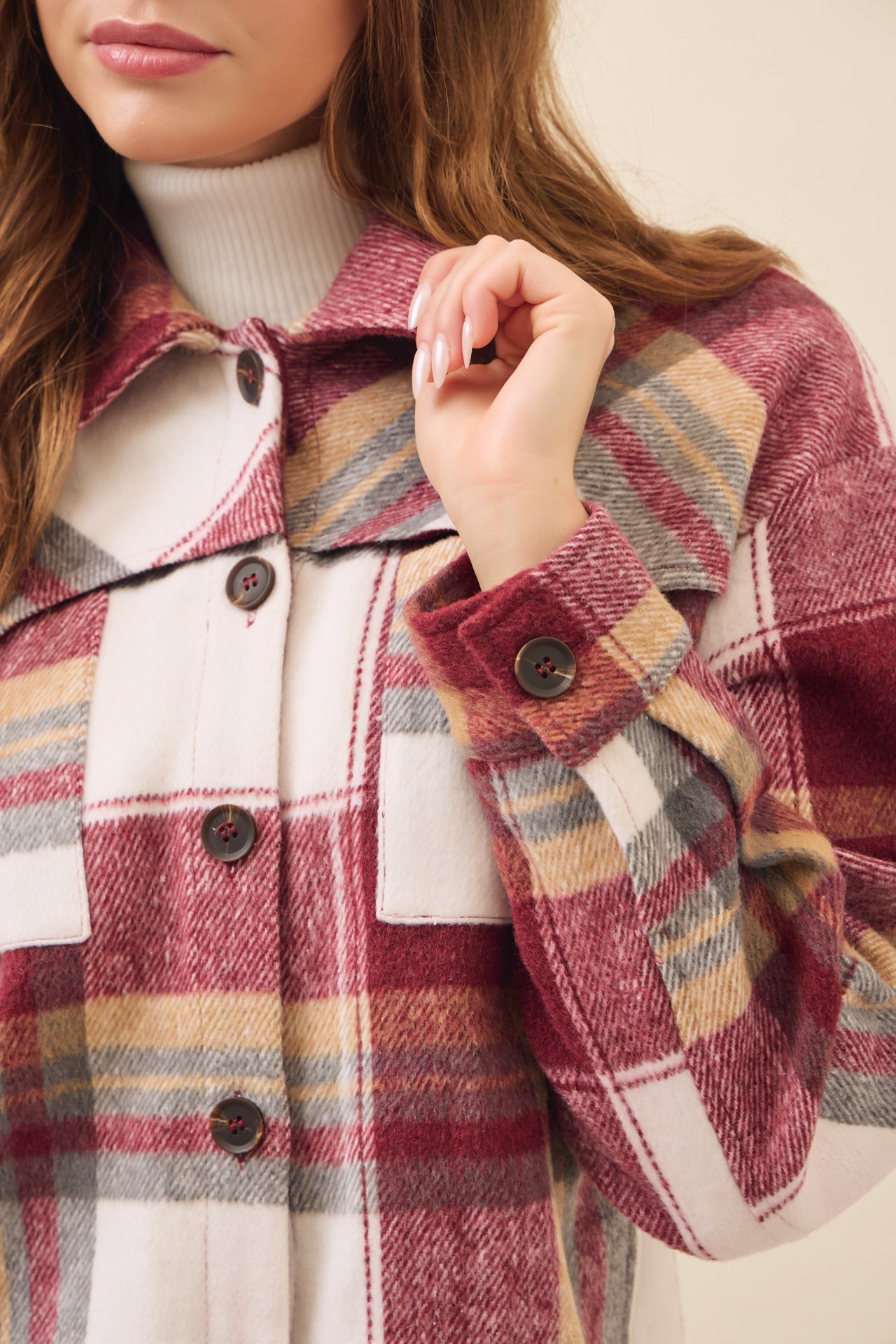 Cameron Oversized Plaid Shacket