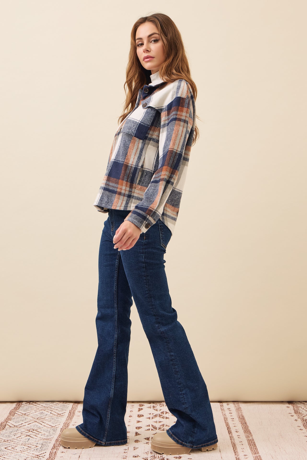 Cameron Oversized Plaid Shacket