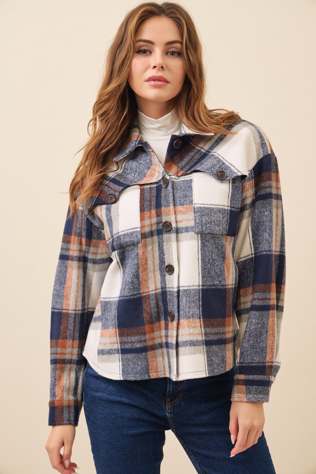 Cameron Oversized Plaid Shacket