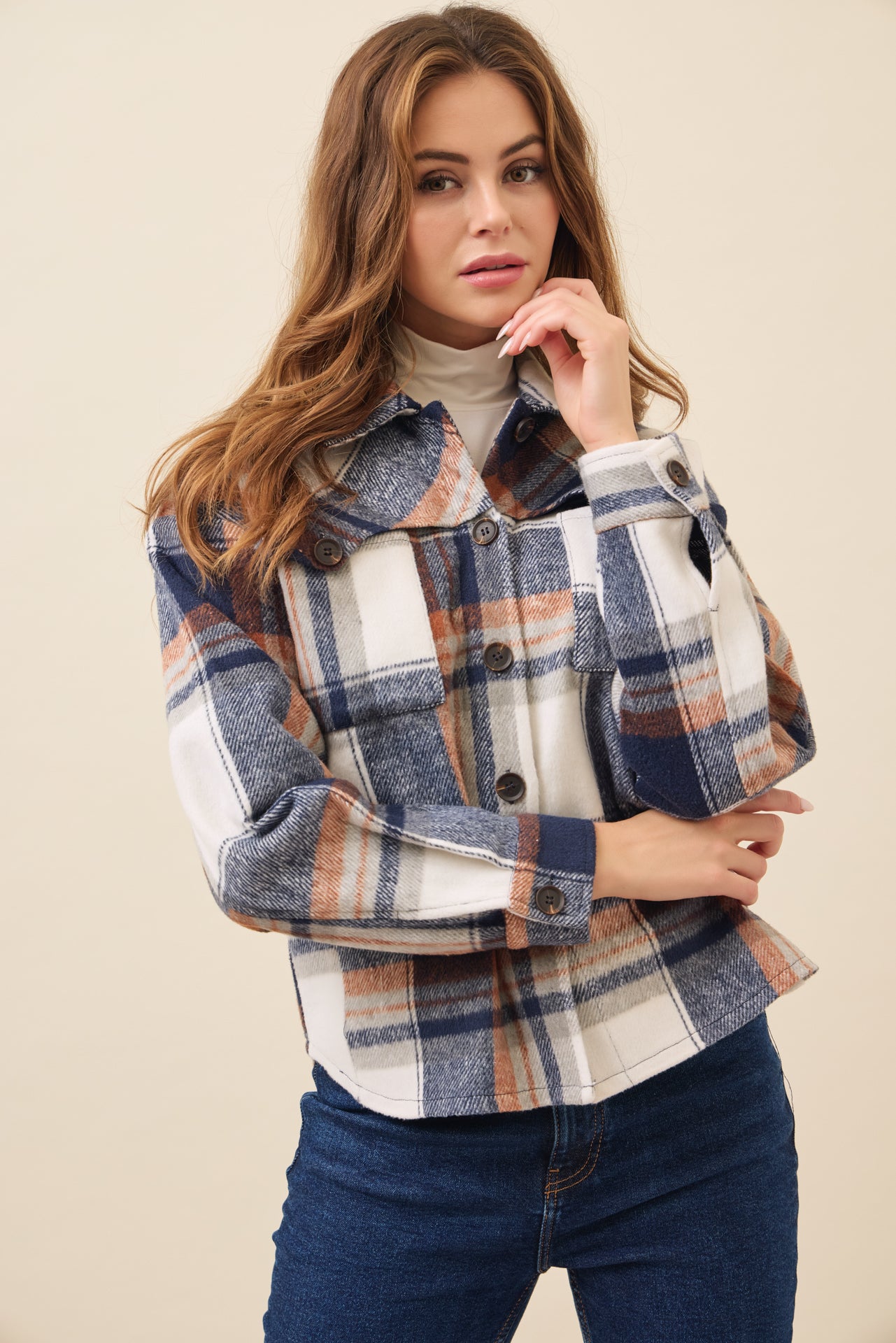 Cameron Oversized Plaid Shacket