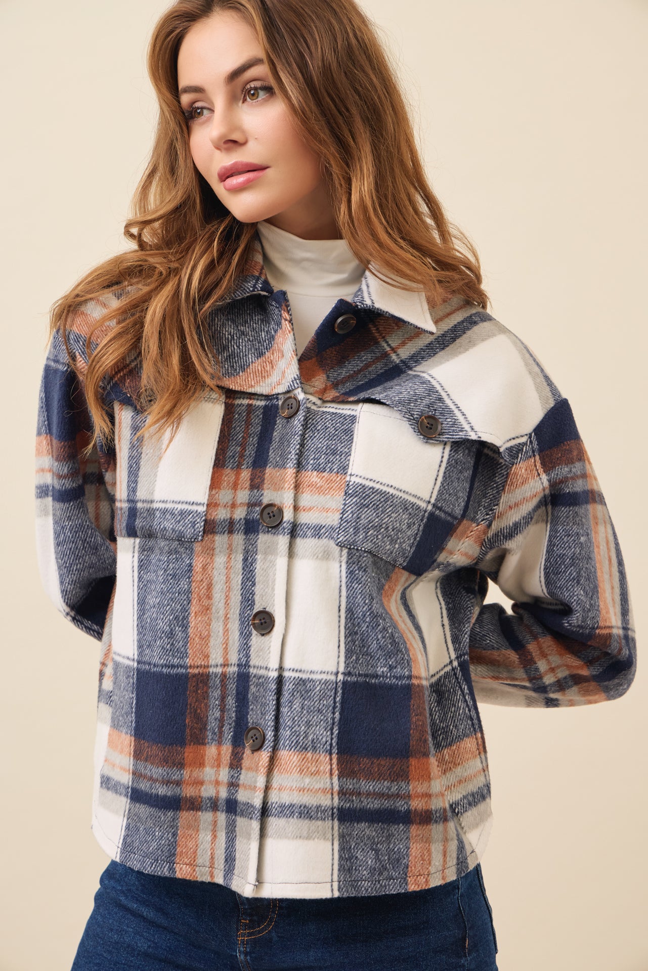 Cameron Oversized Plaid Shacket