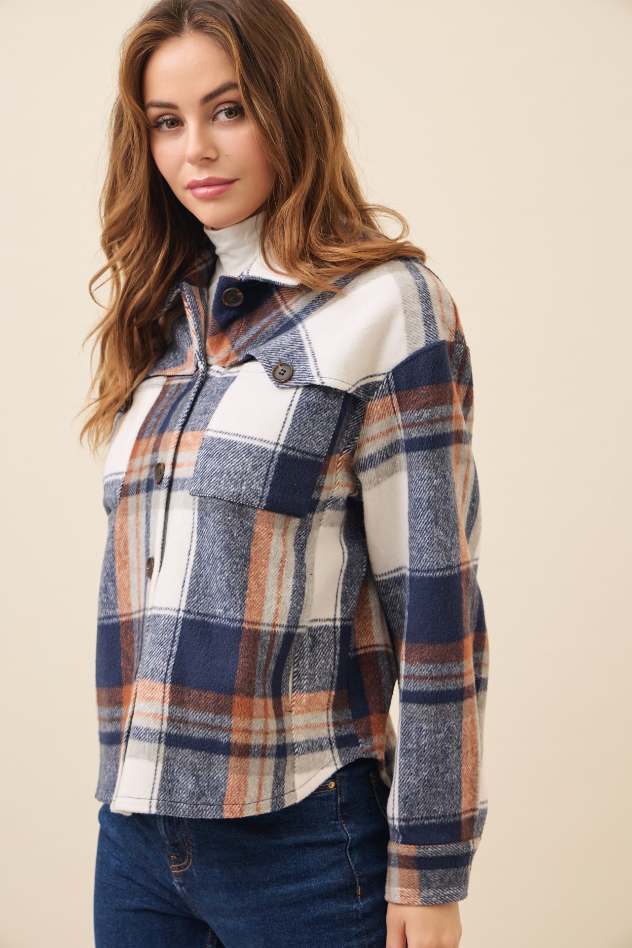 Cameron Oversized Plaid Shacket