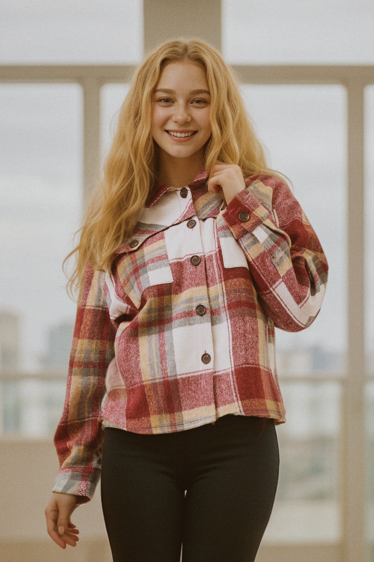 Cameron Oversized Plaid Shacket