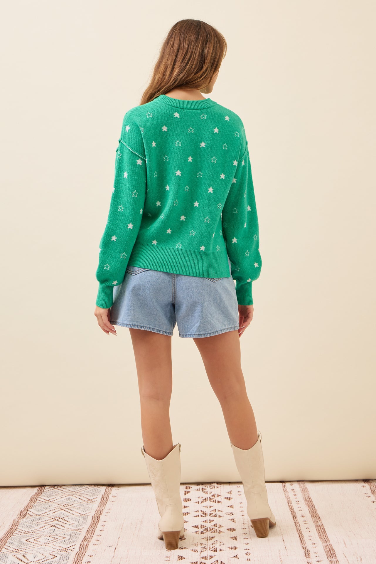 Pullover Heart Sweater Top