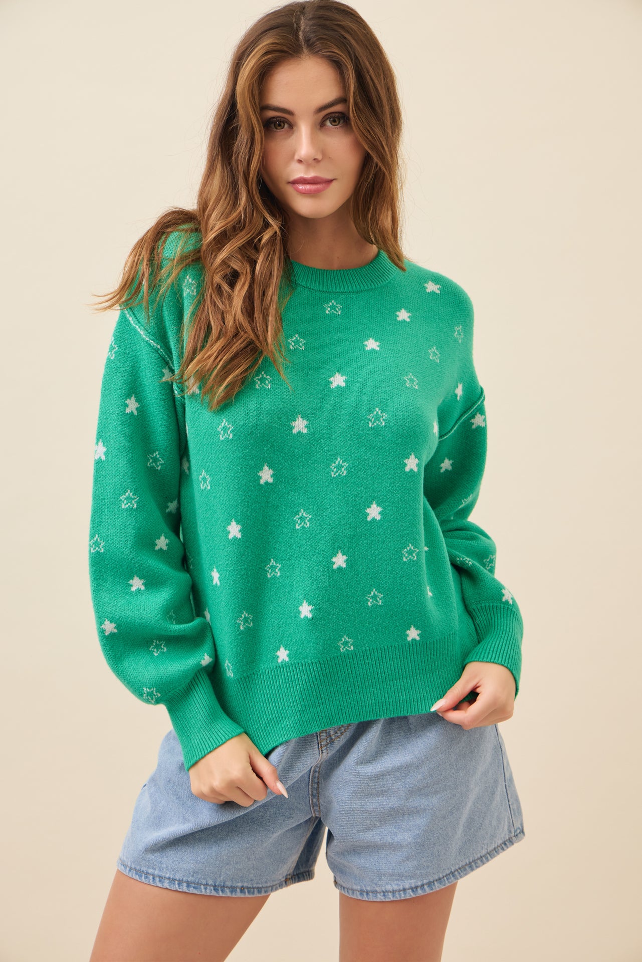 Pullover Heart Sweater Top