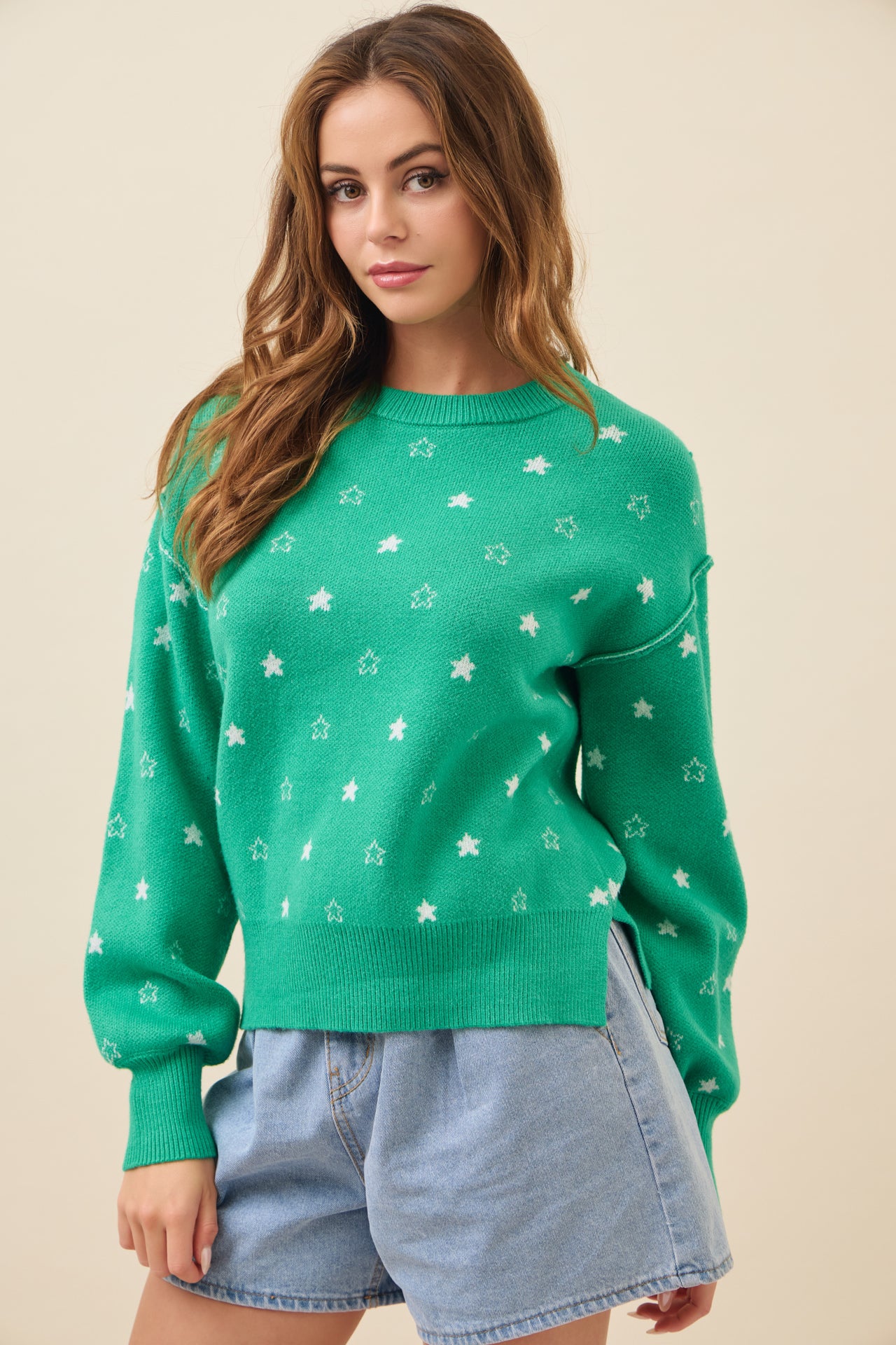 Pullover Heart Sweater Top