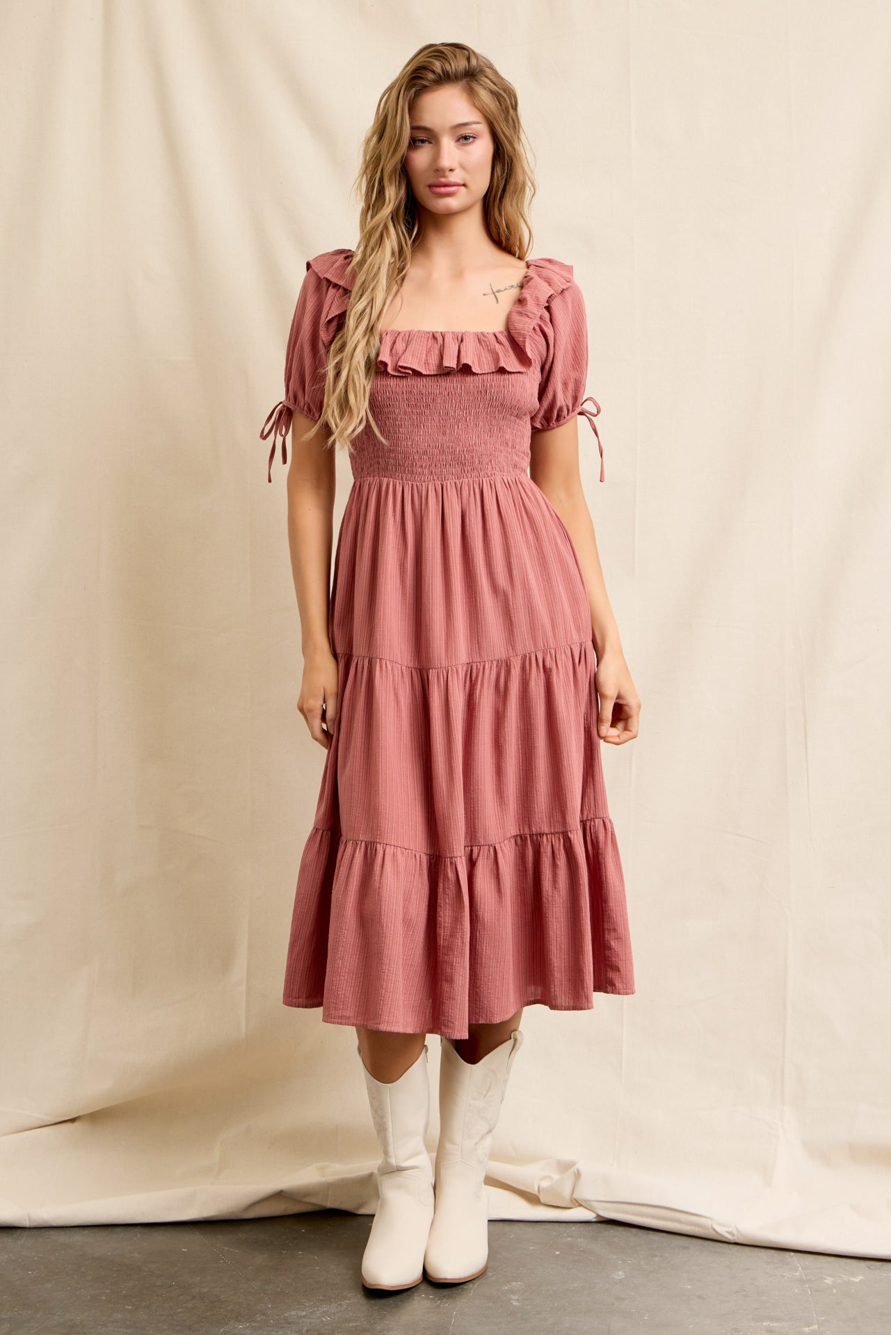 Breezy Ruffle Tiered Dress