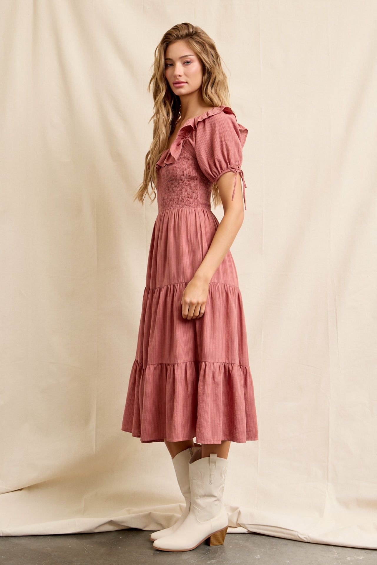 Breezy Ruffle Tiered Dress