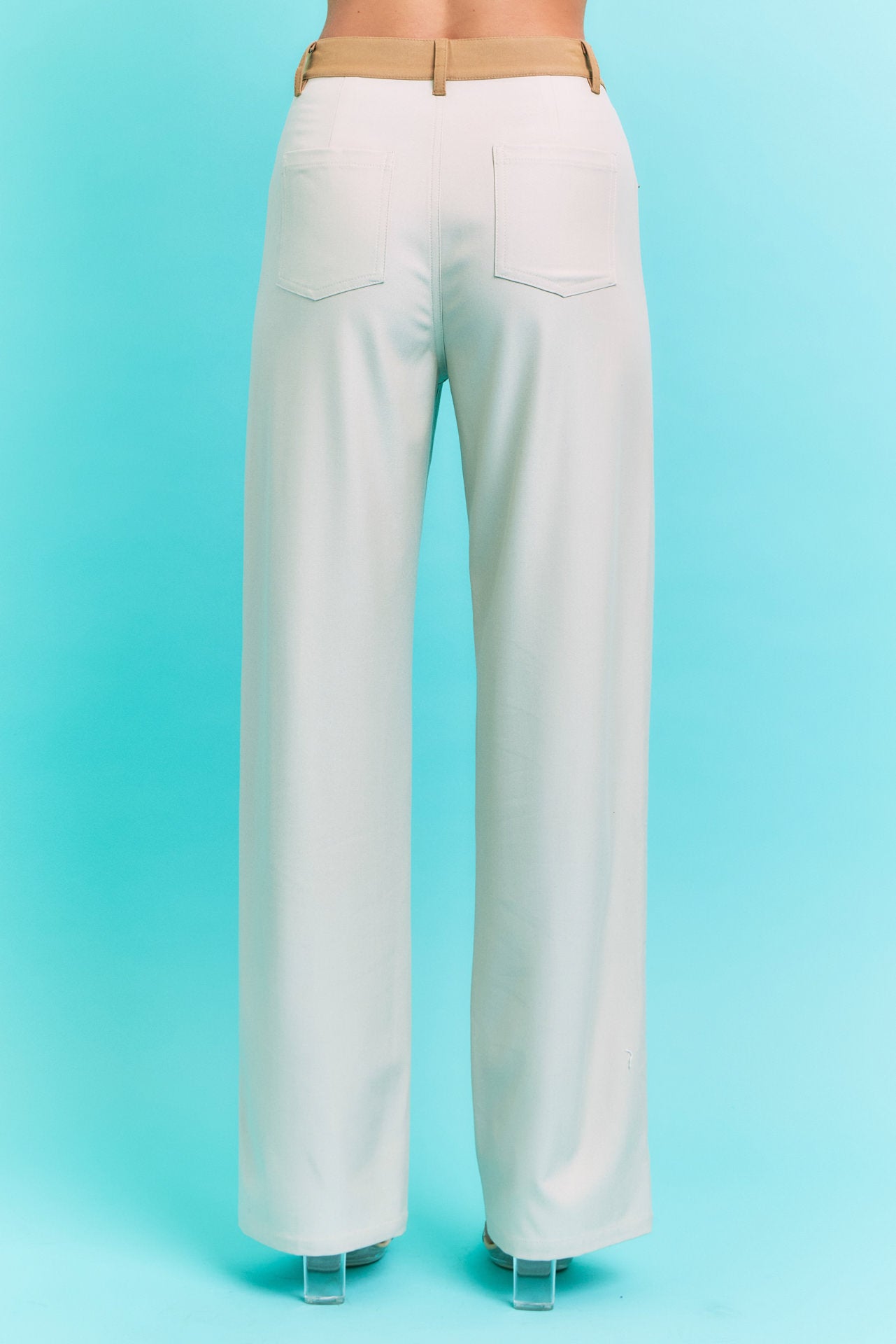 Brie Woven Contrast Trousers
